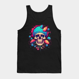 Shamanistic Planetarian Skull Tank Top